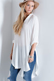 White Boyfriend Shirt