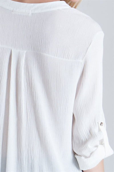 White Boyfriend Shirt