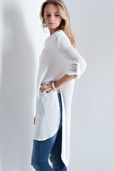 White Boyfriend Shirt