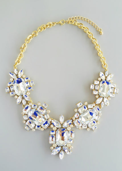 Crystal Midnight Meteorites Necklace