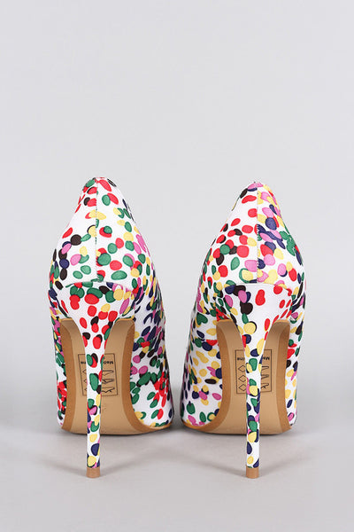 Dotted Parisian Afternoons Heels