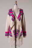 Pink Aztec Skies Cardigan