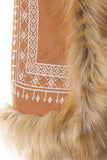 Magical Mongolian Desert Faux-fur Vest