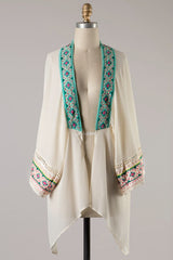 Embroidered Mesopotamian Princess Kimono