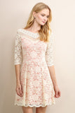 Blushing Rose Lace Dress