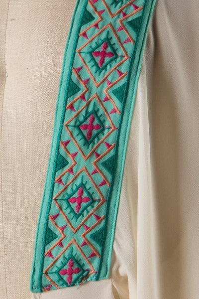 Embroidered Mesopotamian Princess Kimono