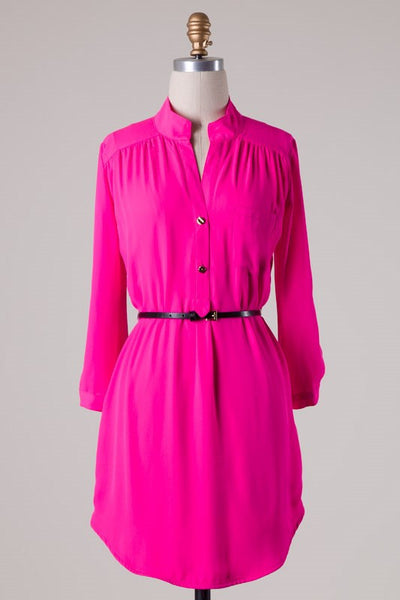 Hot Pink Alessa Dress