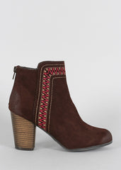 Durban Embroidered Booties