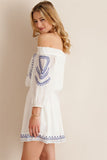 Starry Nights Embroidered Dress