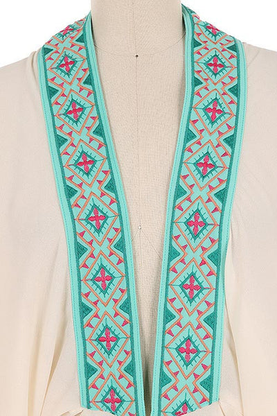 Embroidered Mesopotamian Princess Kimono