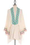 Embroidered Mesopotamian Princess Kimono