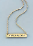 I Love You To the Moon & Back Necklace