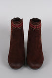Durban Embroidered Booties