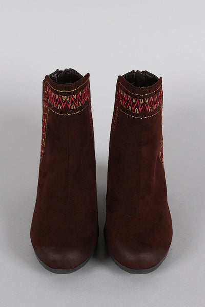 Durban Embroidered Booties