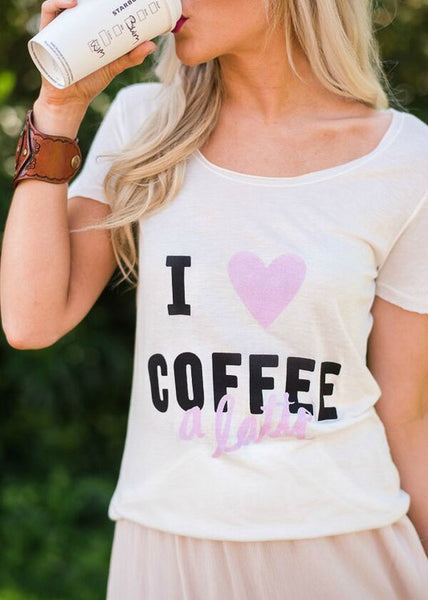 I Love Coffee Tee