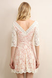 Blushing Rose Lace Dress