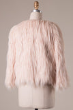 Soft Blush Fur Jacket