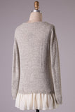 Emily Ruffles & Lace Sweater