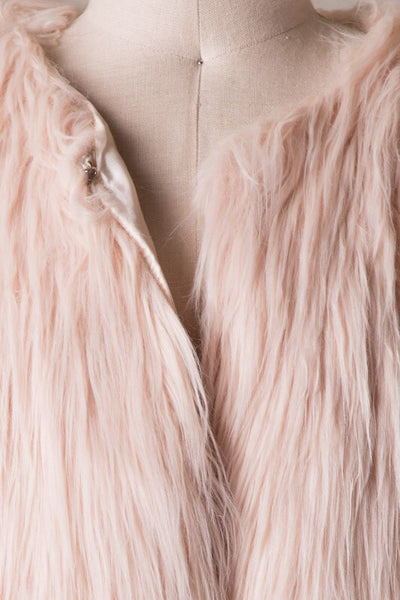 Soft Blush Fur Jacket