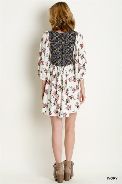 Floral Hibiscus Tunic Dress