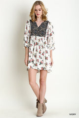 Floral Hibiscus Tunic Dress