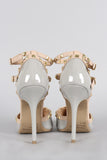 Chic Grey City Studded Heels