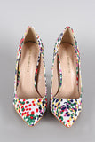 Dotted Parisian Afternoons Heels
