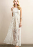 Peruvian Summer Lace Maxi Dress