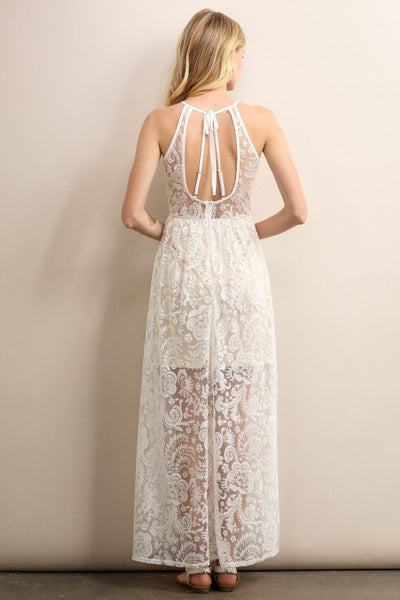 Peruvian Summer Lace Maxi Dress