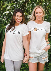 Milk & Cookies Tee - Set of 2