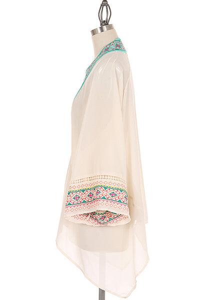 Embroidered Mesopotamian Princess Kimono