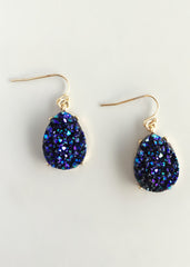 Titanium Druzy Earrings