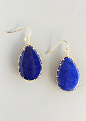 Lapis Lazuli Earrings - Handcrafted in NYC