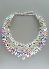 Ice Princess Crystal Statement Necklace