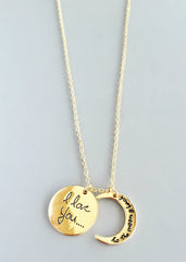 Love You To The Moon Necklace