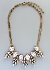 Champagne Toast Statement Necklace