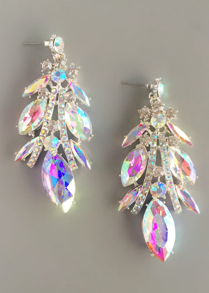 Austrian Aurora Swarovski Crystal Earrings