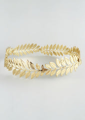 Aspasia Gold Leaf Crown