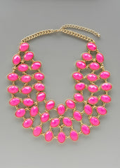 Hot Pink Jaipur Necklace