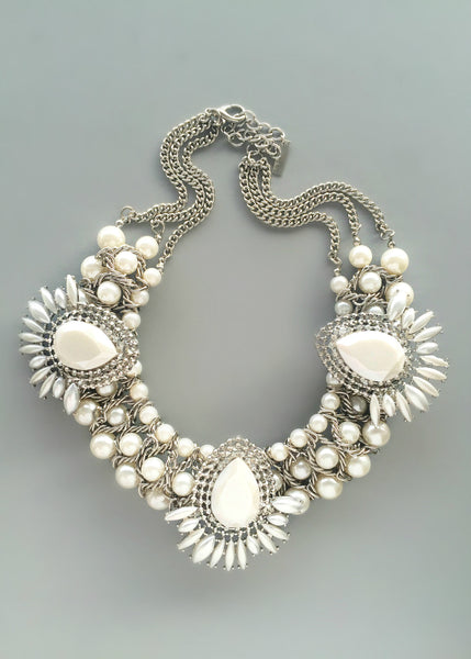 Moonlit Alhambra Statement Necklace