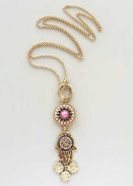 Lucky Hamsa Necklace