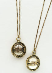 Bronze Compass Necklace