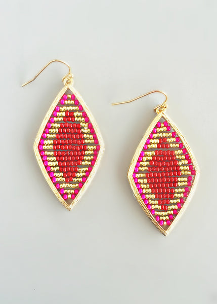 Beaded Apsara Earrings