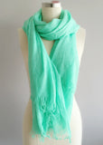 Mint Parisian Cafe Scarf