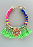 Kashi Neon Statement Necklace