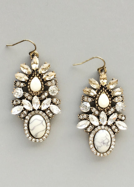 Antiqued Hera Earrings