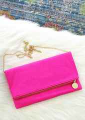 Ashley Neon Clutch Bag