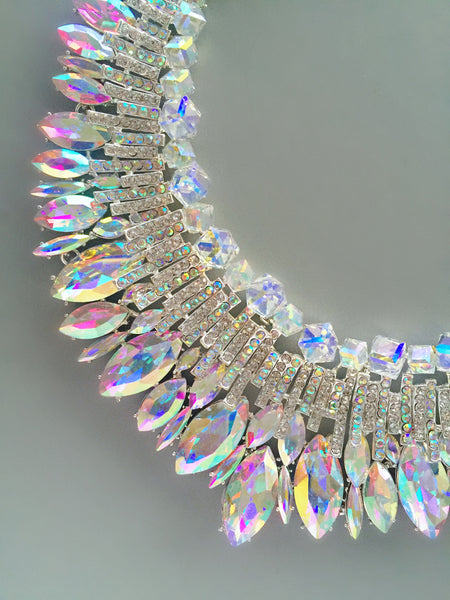 Ice Princess Crystal Statement Necklace